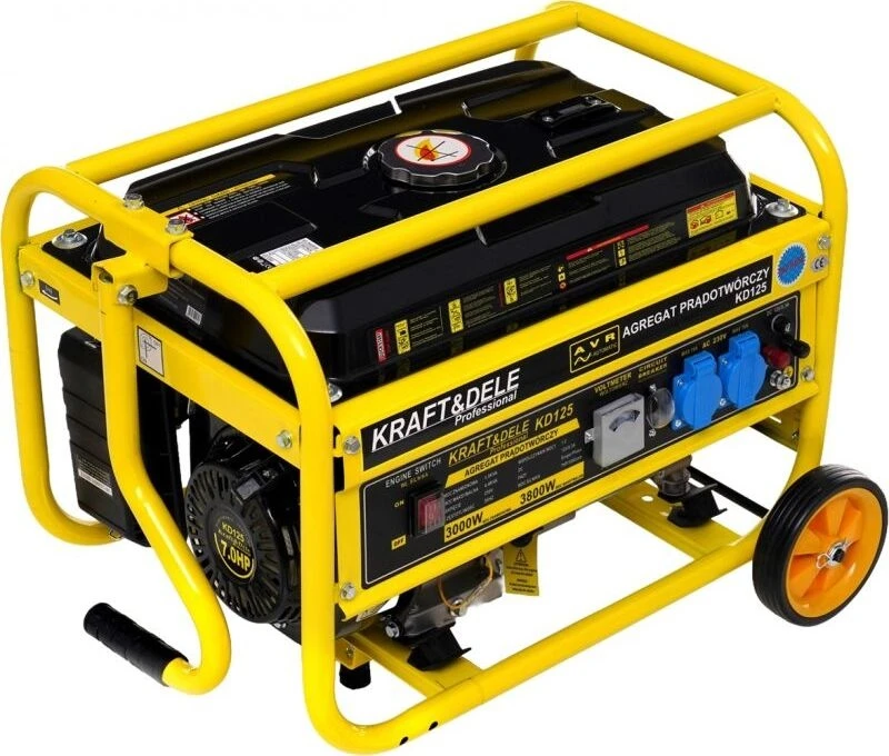 Kraft&Dele Benzininis elektros generatorius, 3 kW, 230 V