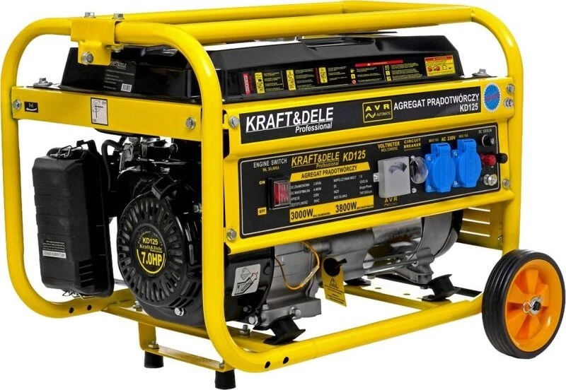 Kraft&Dele Benzininis elektros generatorius, 3 kW, 230 V