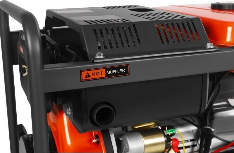 Kraft&Dele Dyzelinis elektros generatorius, 6,5/7 kW, 230/400 V, su elektriniu paleidimu
