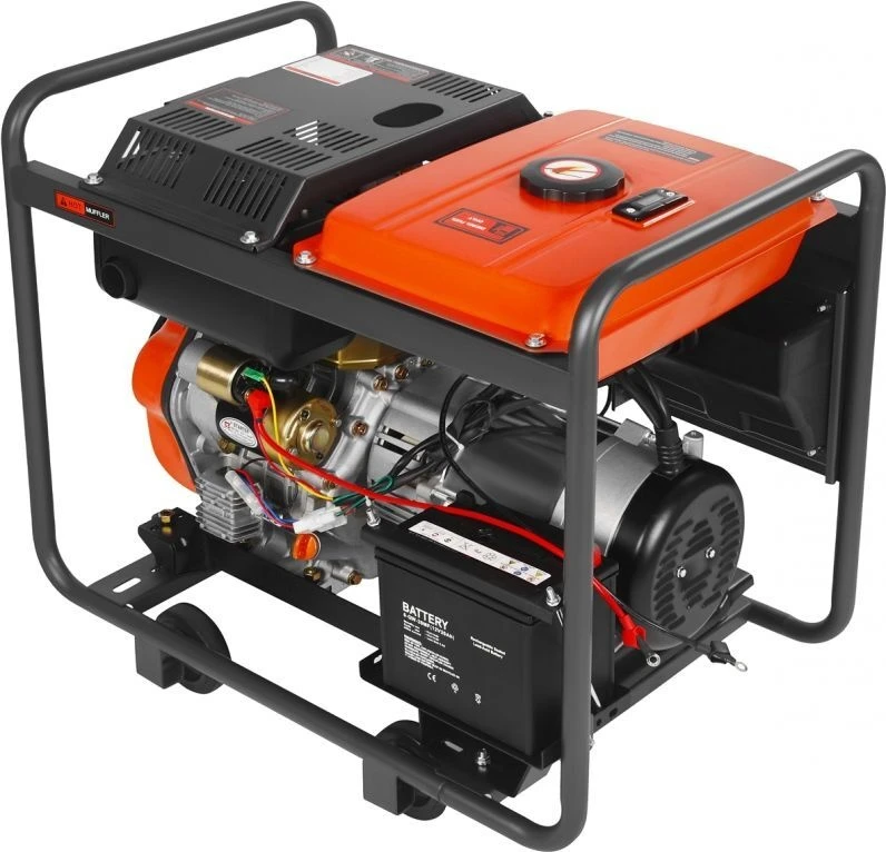 Kraft&Dele Dyzelinis elektros generatorius, 6,5/7 kW, 230/400 V, su elektriniu paleidimu