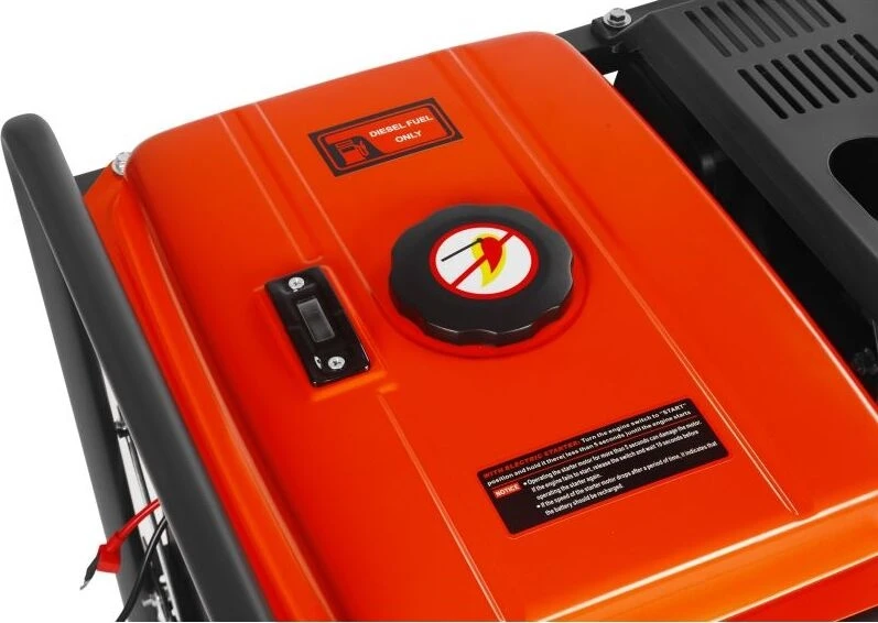 Kraft&Dele Dyzelinis elektros generatorius, 6,5/7 kW, 230/400 V, su elektriniu paleidimu