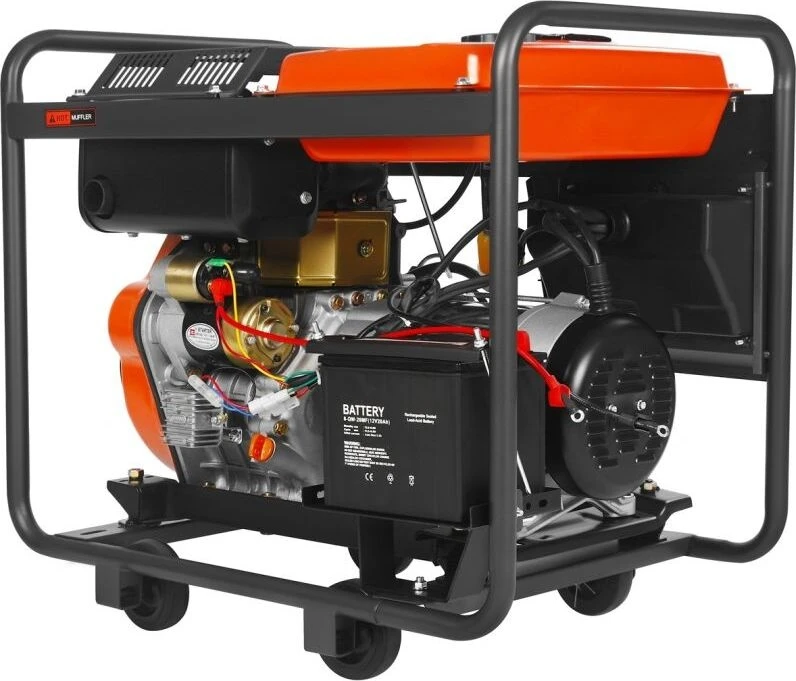 Kraft&Dele Dyzelinis elektros generatorius, 6,5/7 kW, 230/400 V, su elektriniu paleidimu