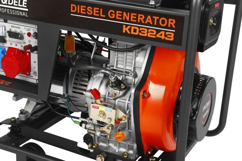 Kraft&Dele Dyzelinis elektros generatorius, 6,5/7 kW, 230/400 V, su elektriniu paleidimu