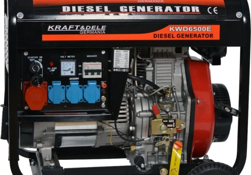 Kraft&Dele Dyzelinis trifazis elektros generatorius, 6 kW, 230/380 V