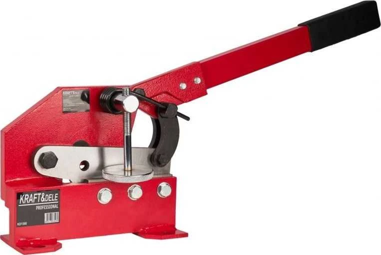 Kraftampdele Kraft&Dele Giljotina lakštiniam metalui ir strypams HS-5, peilio ilgis 125 mm