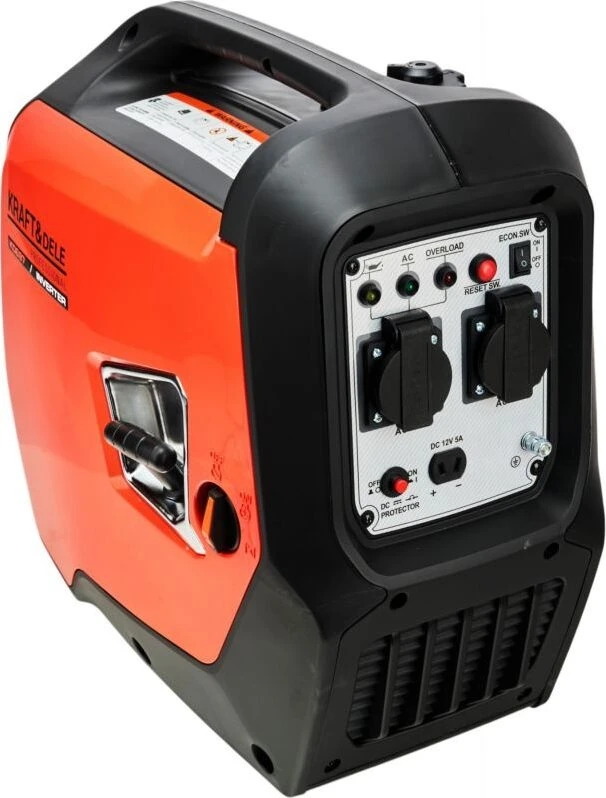 Kraft&Dele Inverterinis benzininis elektros generatorius, 2,3 kW, 230 V