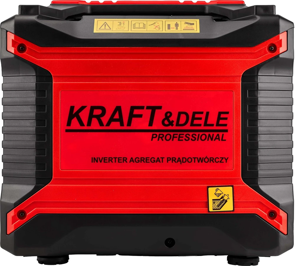 Kraft&Dele El. srovės generatorius benzininis inverterinis 2500W 230V