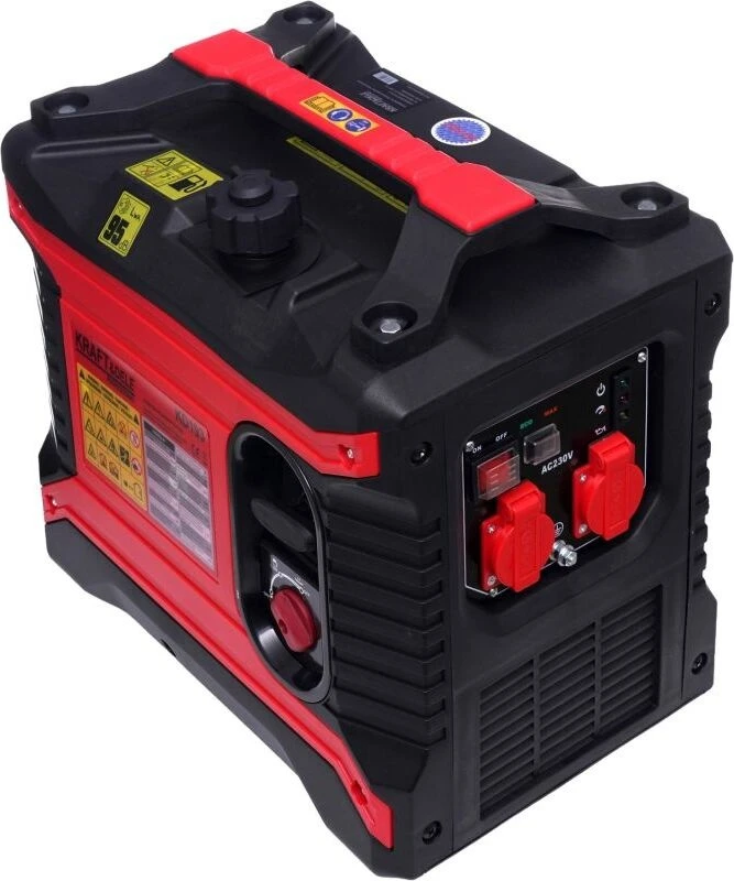 Kraft&Dele Inverterinis benzininis elektros generatorius, 2 kW, 230 V, maksimali galia 2,5 kW