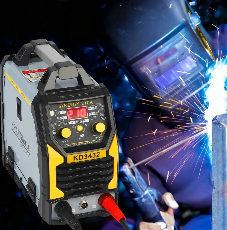 Kraft&Dele Inverterinis suvirinimo aparatas MMA / TigLift / MIG Flux (be dujų)