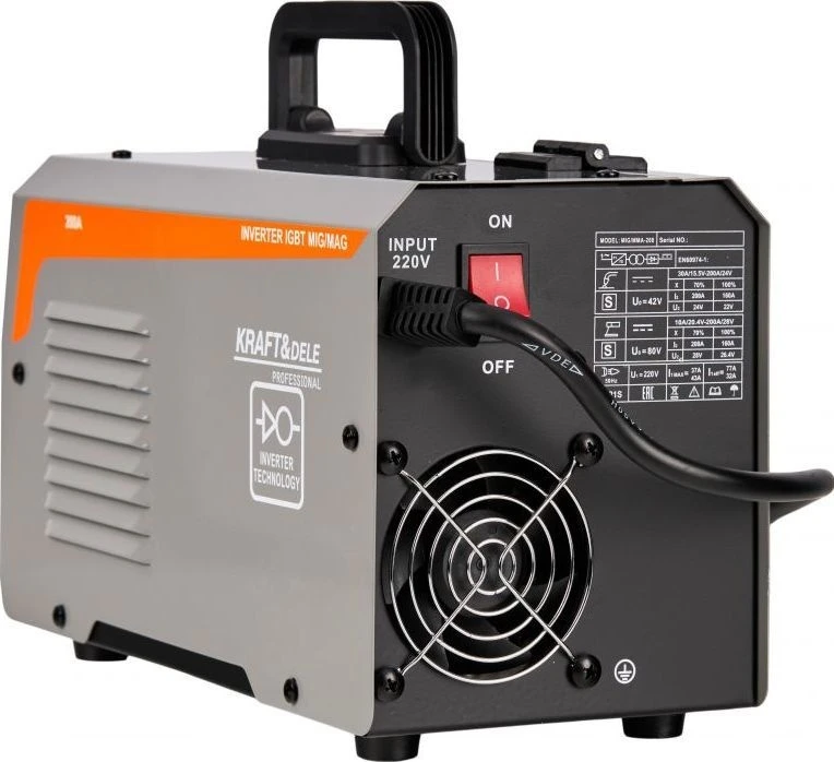 KRAFT & DELE Suvirinimo aparatas Kraft&Dele KD1788, MIG/MMA, 200A