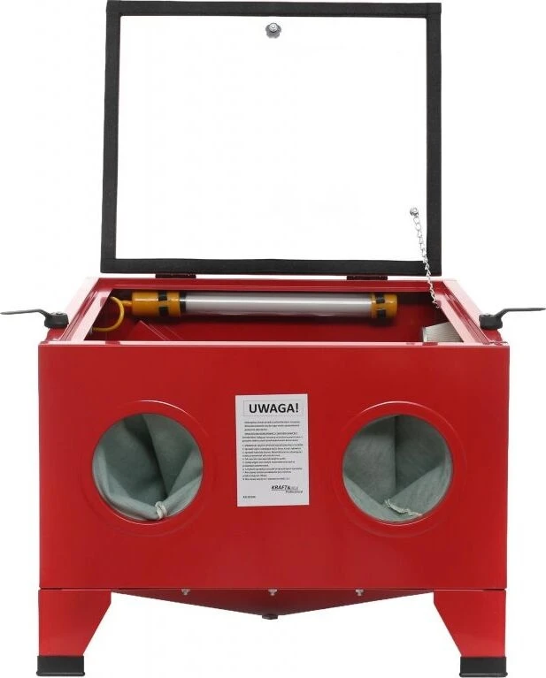 Kraft&Dele Smėliasrovė - smėliapūtė, vertikali, 90 l, su LED apšvietimu