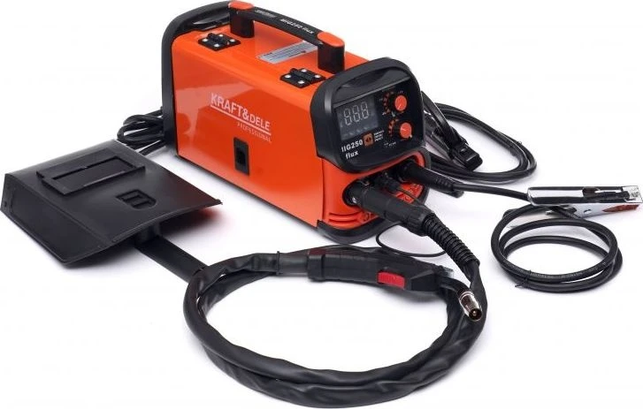 KRAFT & DELE Suvirinimo pusautomatis be dujų MIG / MMA / LIFT TIG 3in1 250A KRAFT&DELE KD1875