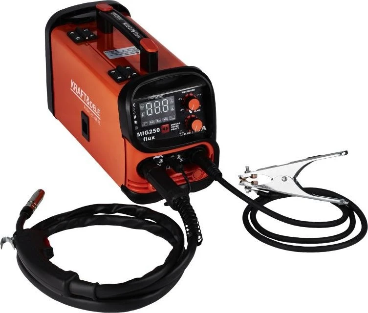 KRAFT & DELE Suvirinimo pusautomatis be dujų MIG / MMA / LIFT TIG 3in1 250A KRAFT&DELE KD1875