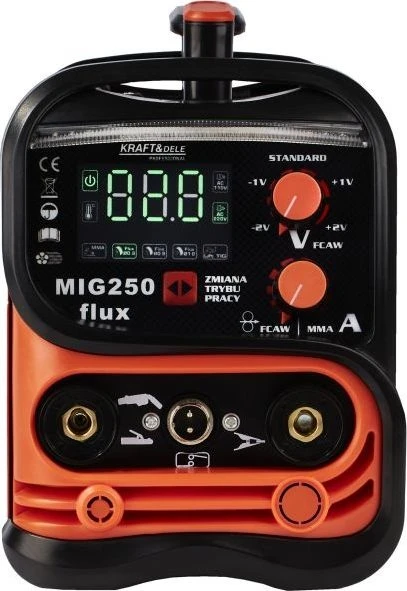 KRAFT & DELE Suvirinimo pusautomatis be dujų MIG / MMA / LIFT TIG 3in1 250A KRAFT&DELE KD1875