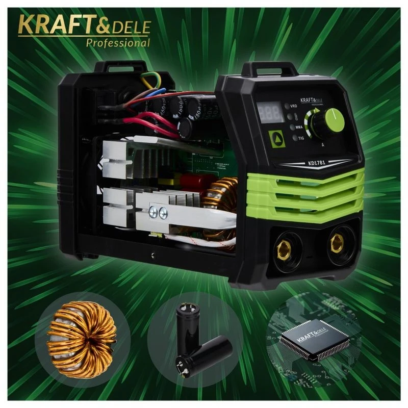 KRAFT & DELE Kraft&Dele Suvirinimo aparatas KD 330 MMA / TIG LIFT (VRD, 230V)