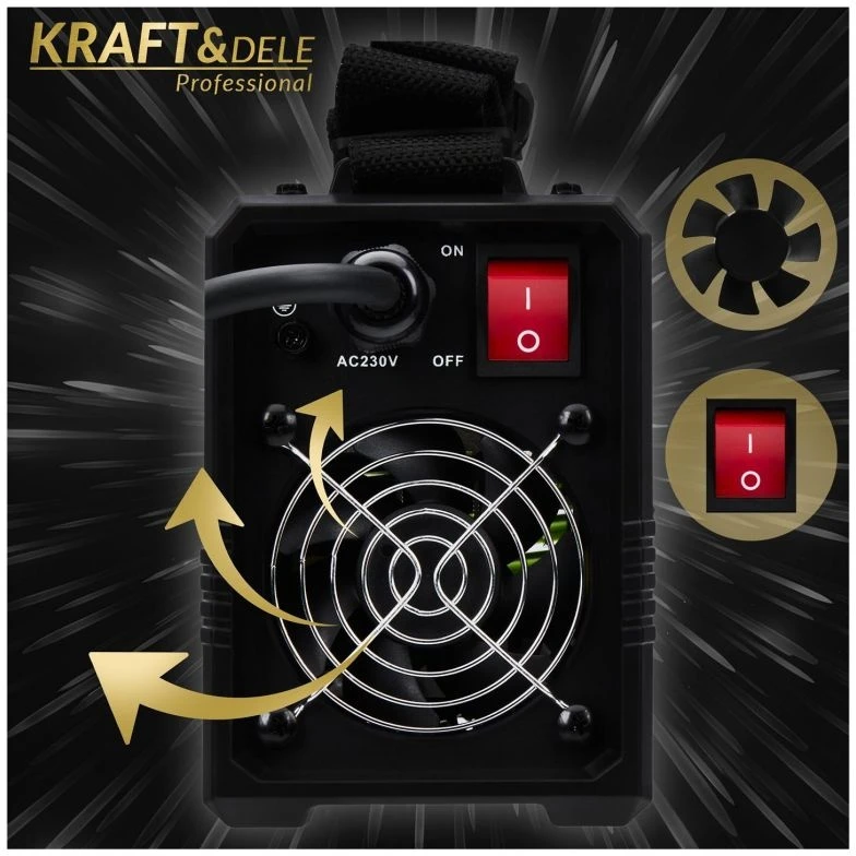 KRAFT & DELE Kraft&Dele Suvirinimo aparatas KD 330 MMA / TIG LIFT (VRD, 230V)