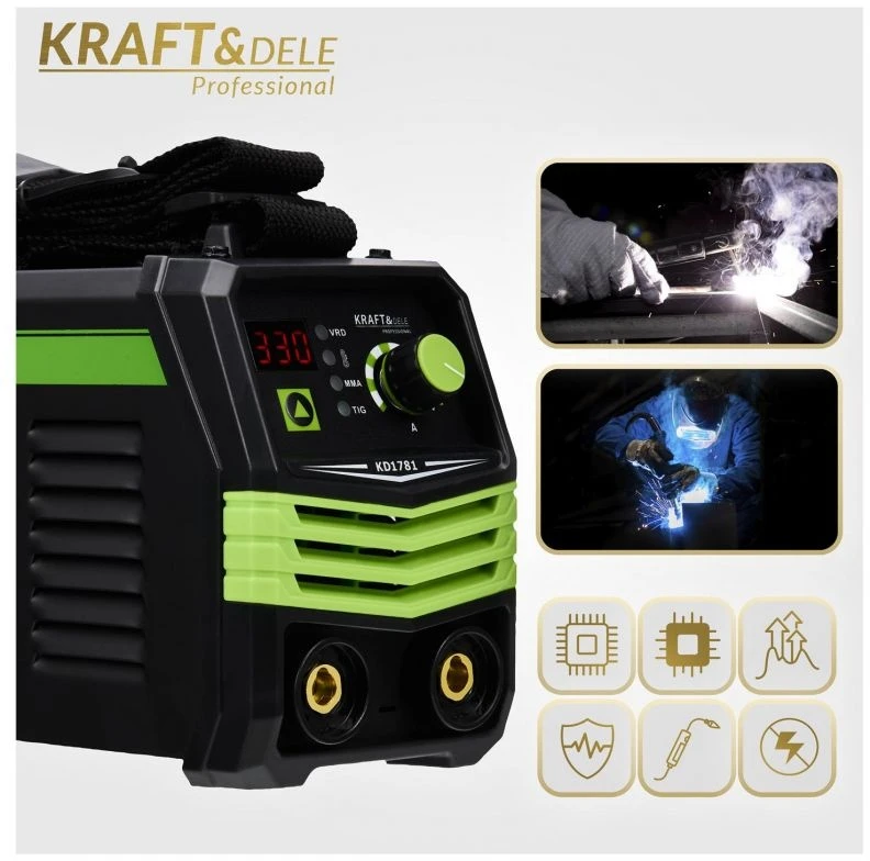 KRAFT & DELE Kraft&Dele Suvirinimo aparatas KD 330 MMA / TIG LIFT (VRD, 230V)