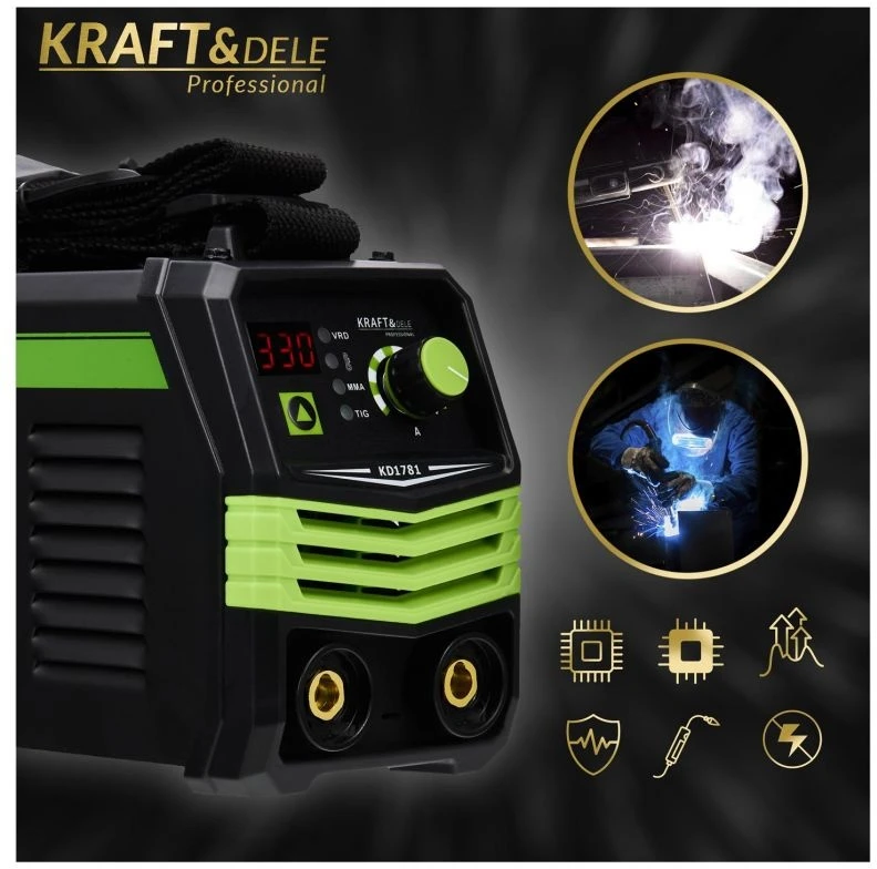 KRAFT & DELE Kraft&Dele Suvirinimo aparatas KD 330 MMA / TIG LIFT (VRD, 230V)