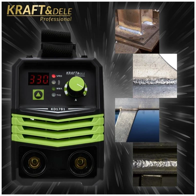KRAFT & DELE Kraft&Dele Suvirinimo aparatas KD 330 MMA / TIG LIFT (VRD, 230V)