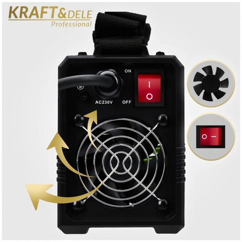 KRAFT & DELE Kraft&Dele Suvirinimo aparatas KD 330 MMA / TIG LIFT (VRD, 230V)
