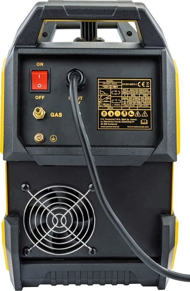 Powermat Inverterinis suvirinimo aparatas MIGOMAT PM-IMGT-200LP