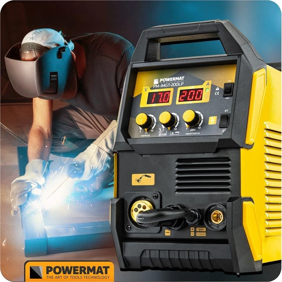 Powermat Inverterinis suvirinimo aparatas MIGOMAT PM-IMGT-200LP