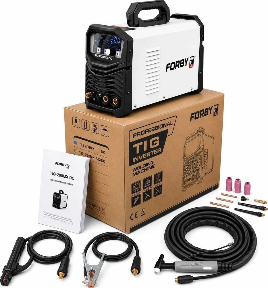 Suvirinimo aparatas FORBY® TIG 200 MX DC (200A - 60%) (sinerginis)