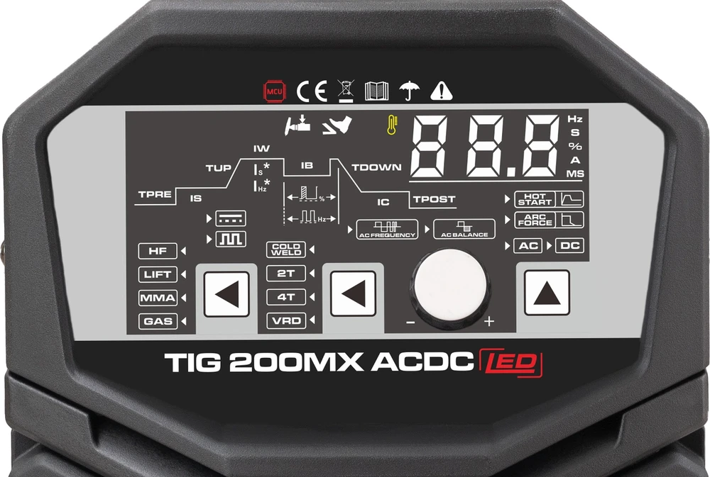 Suvirinimo aparatas FORBY® TIG 200MX AC/DC (200A - 60%) (pulsinis)