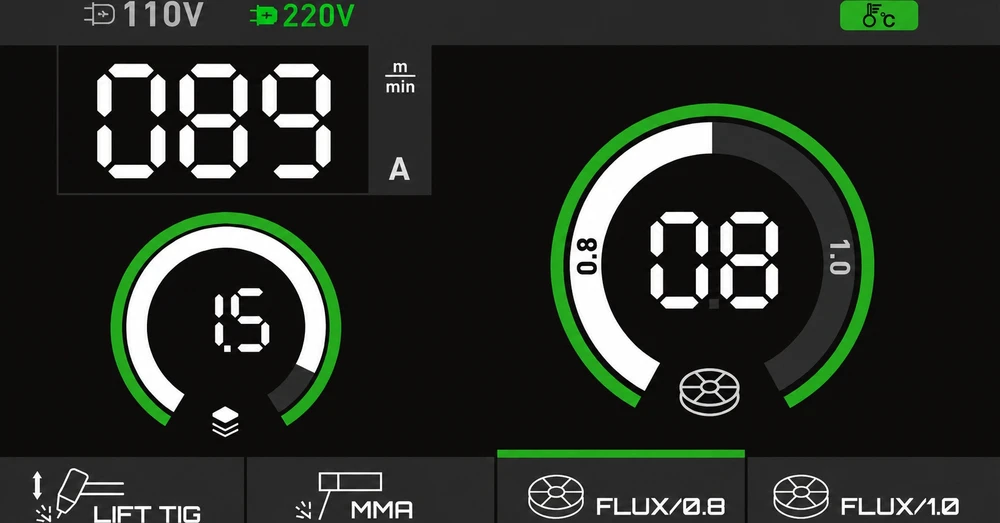 Suvirinimo aparatas HORNEC® smart SynMIG 2150i FLUX (be dujų)