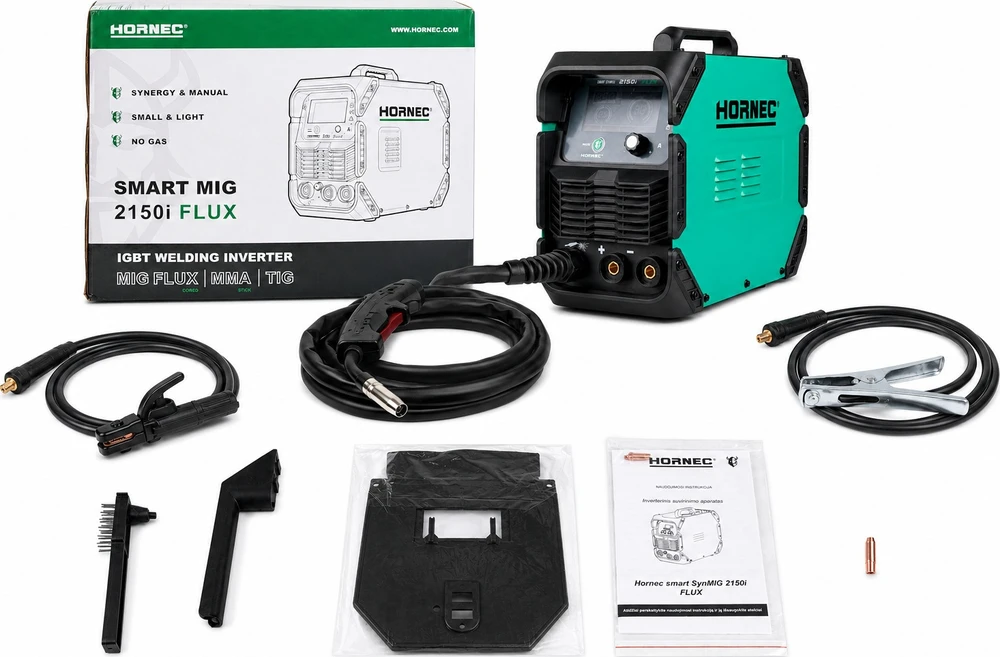 Suvirinimo aparatas HORNEC® smart SynMIG 2150i FLUX (be dujų)