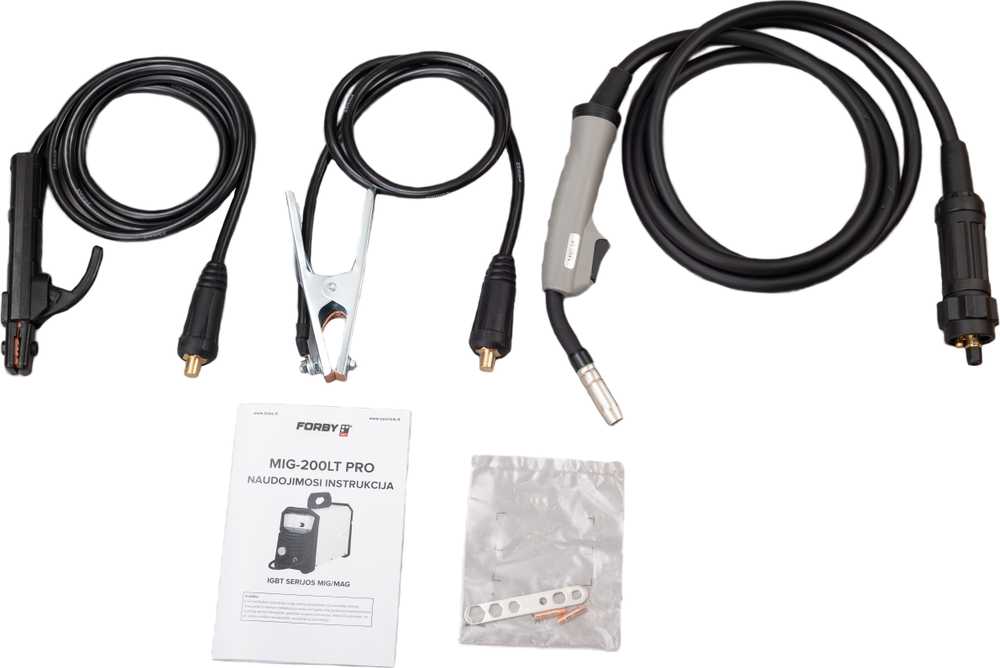 Suvirinimo pusautomatis FORBY® MIG 200LT PRO (200A - 60%) (sinerginis)