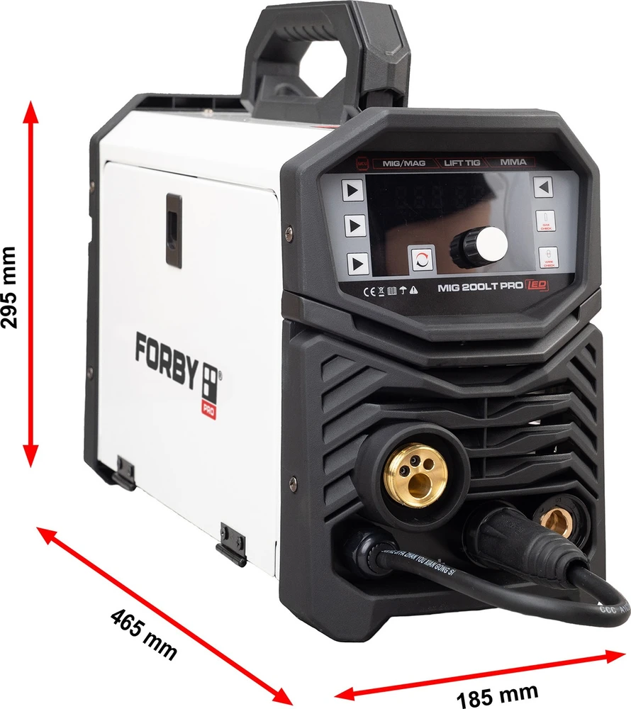Suvirinimo pusautomatis FORBY® MIG 200LT PRO (200A - 60%) (sinerginis)