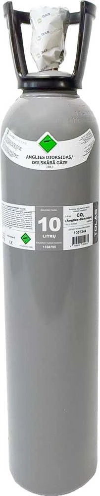 Tolas Gas Dujų balionas (EURO PH 250 BAR) (angliarūgštė CO₂) (užpildytas Gaschema dujomis) - 10 l