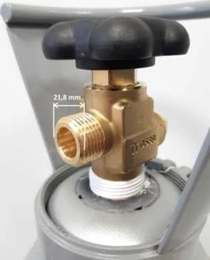 Tolas Gas Dujų balionas (EURO PH 250 BAR) (angliarūgštė CO₂) (užpildytas) - 13.4 l