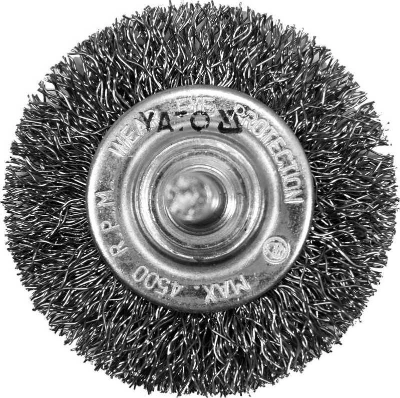 YATO DISKINIS ŠEPETĖLIS SU KOTU 50mm INOX