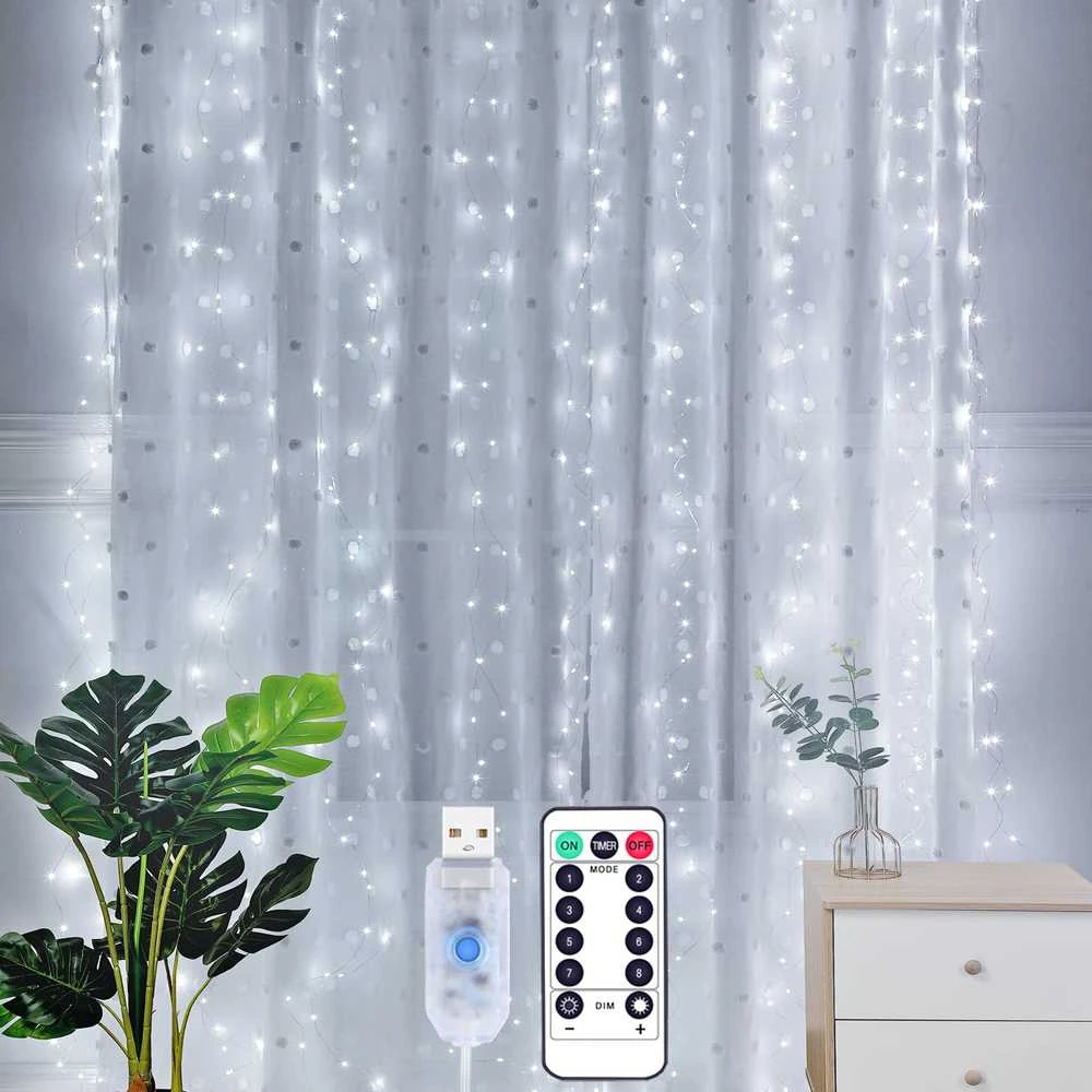 LED lempučių užuolaida (3m x 3m)