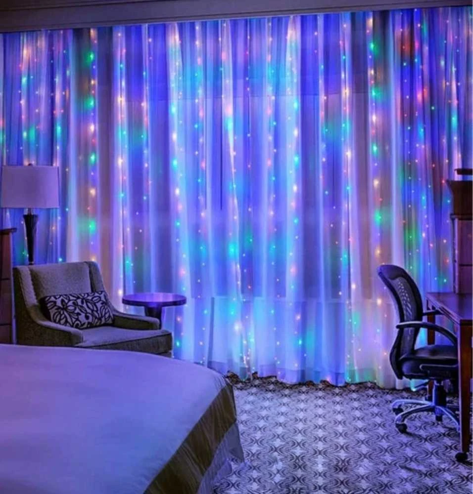 LED lempučių užuolaida (3m x 3m)
