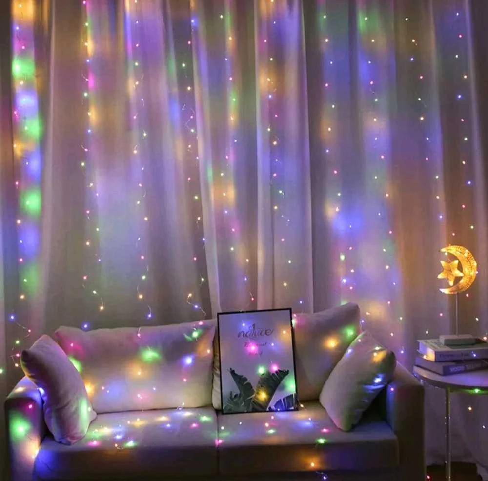 LED lempučių užuolaida (3m x 3m)