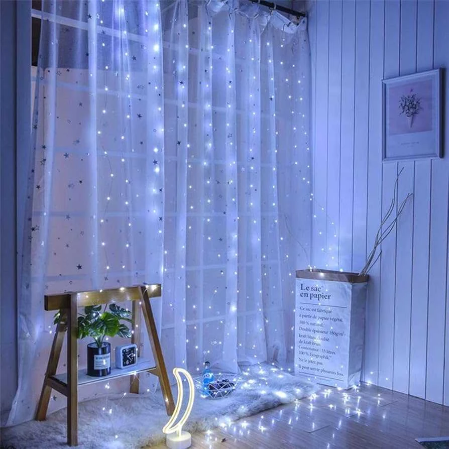 LED lempučių užuolaida (3m x 3m)