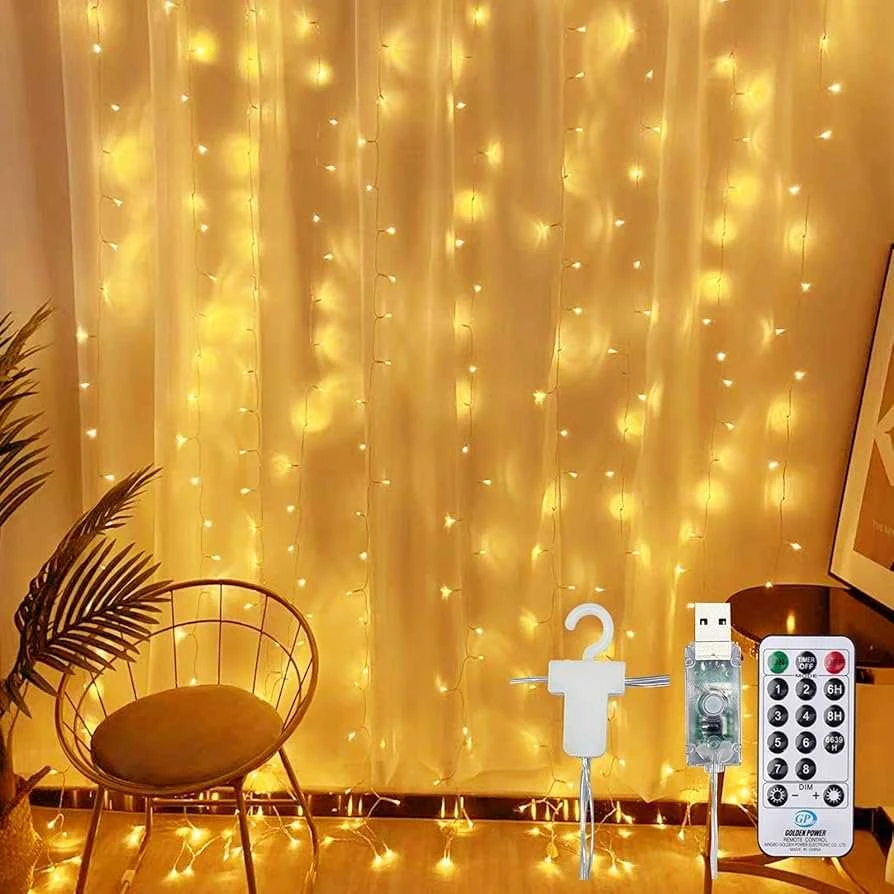LED lempučių užuolaida (3m x 3m)
