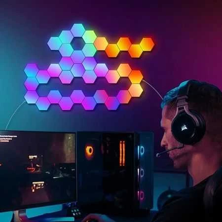Led Šviestuvas Šešiakampis 8vnt