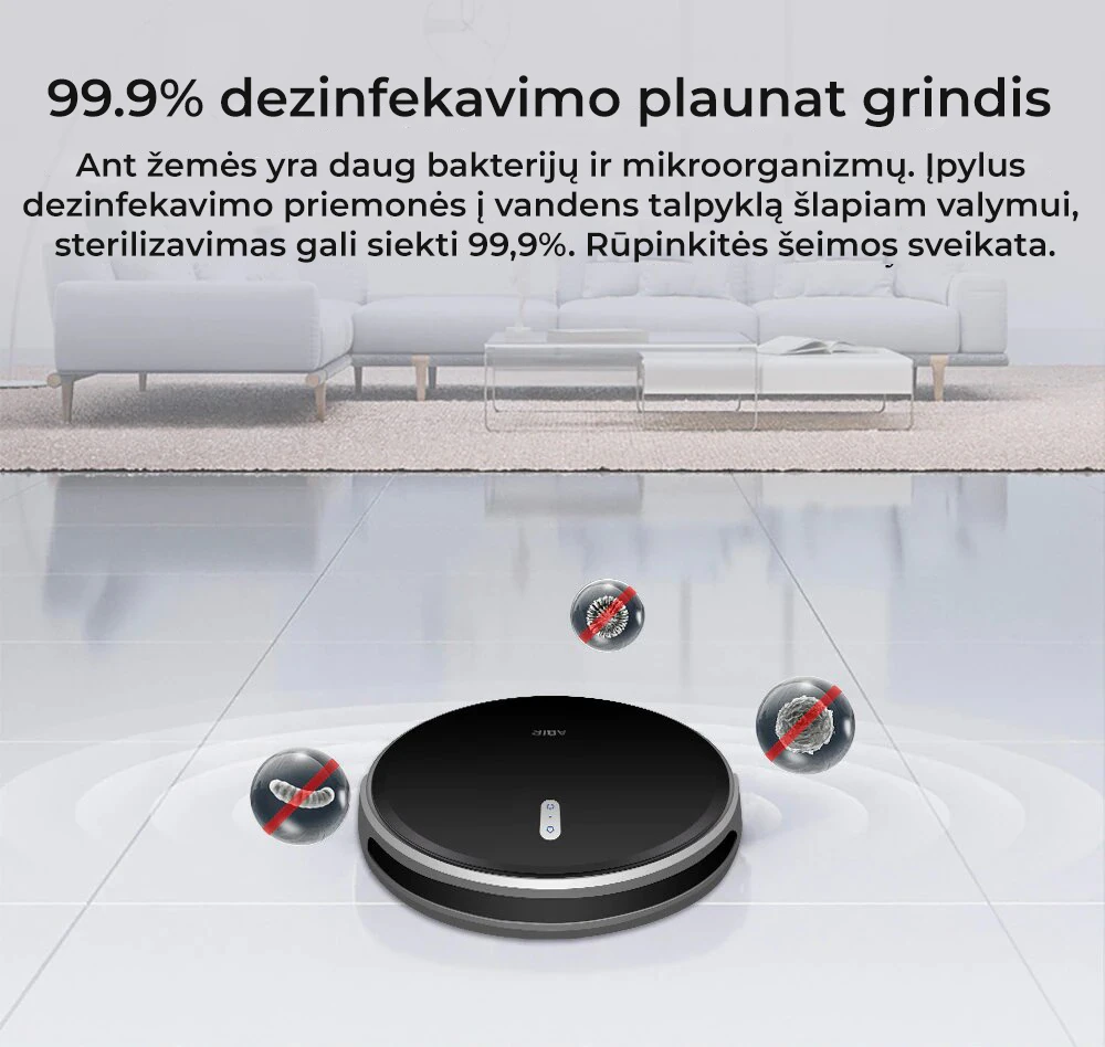 Dulkių siurblys - robotas ABIR G20S aprašymas - Prekės nuotrauka