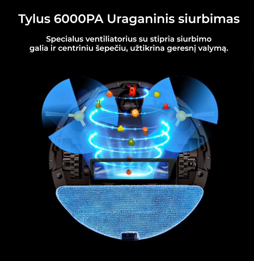 Dulkių siurblys - robotas ABIR G20S aprašymas - Prekės nuotrauka