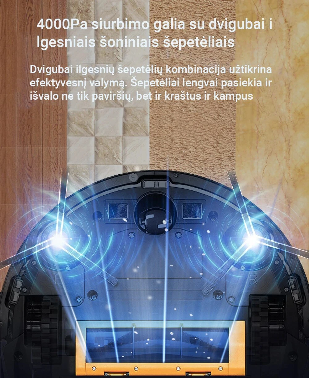 Dulkių siurblys - robotas ABIR X6 aprašymas - Prekės nuotrauka
