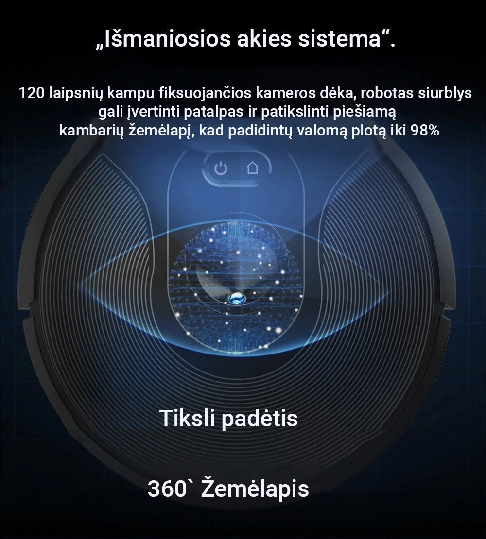 Dulkių siurblys - robotas ABIR X6 aprašymas - Prekės nuotrauka