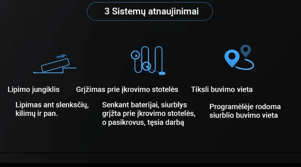 Dulkių siurblys - robotas ABIR X6 aprašymas - Prekės nuotrauka