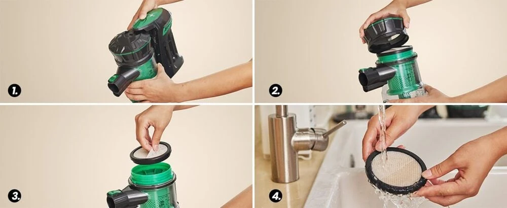 Dulkių siurblys-šluota Vactidy V8 aprašymas - Prekės nuotrauka