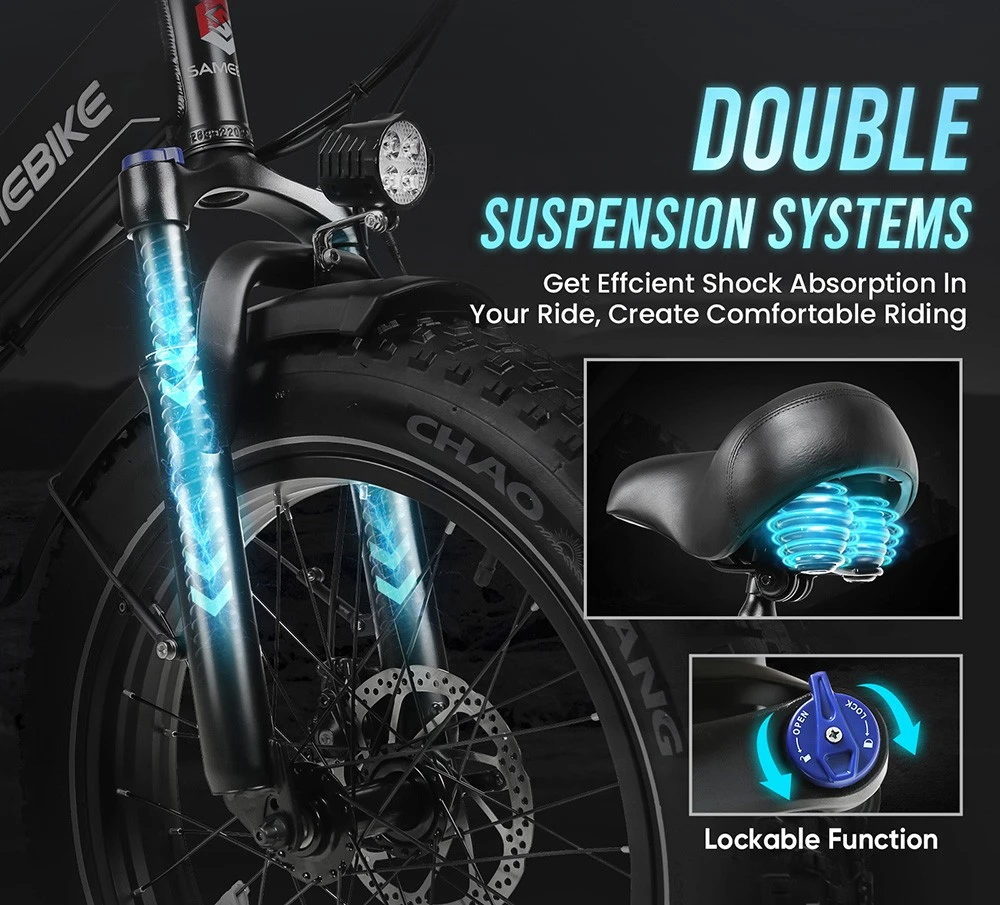 Elektrinis dviratis Samebike LOTDM200, 20