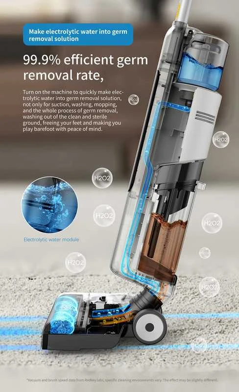 Dulkių siurblys Grindų plovimo siurblys Redkey W12SE