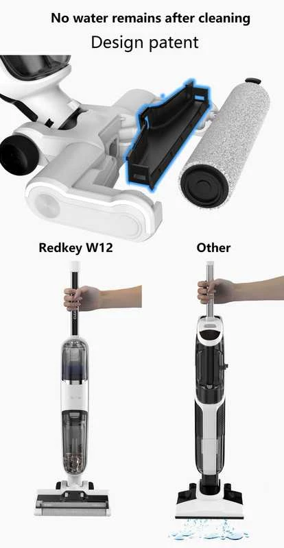 Dulkių siurblys Grindų plovimo siurblys Redkey W12